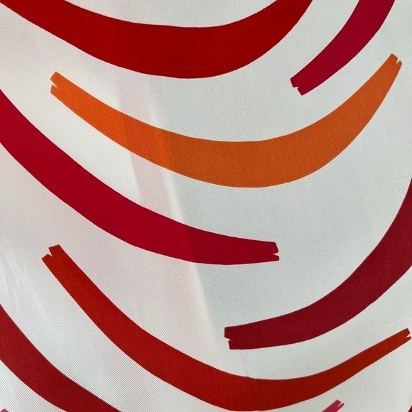 AVON Vintage Acetate Twill Oblong Scarf Made Japan Lipstick Colours Neck Scarf - Picture 9 of 11